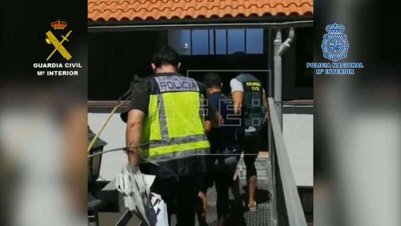 Imagen cedida por la Policía Nacional de la operación (Foto TA)